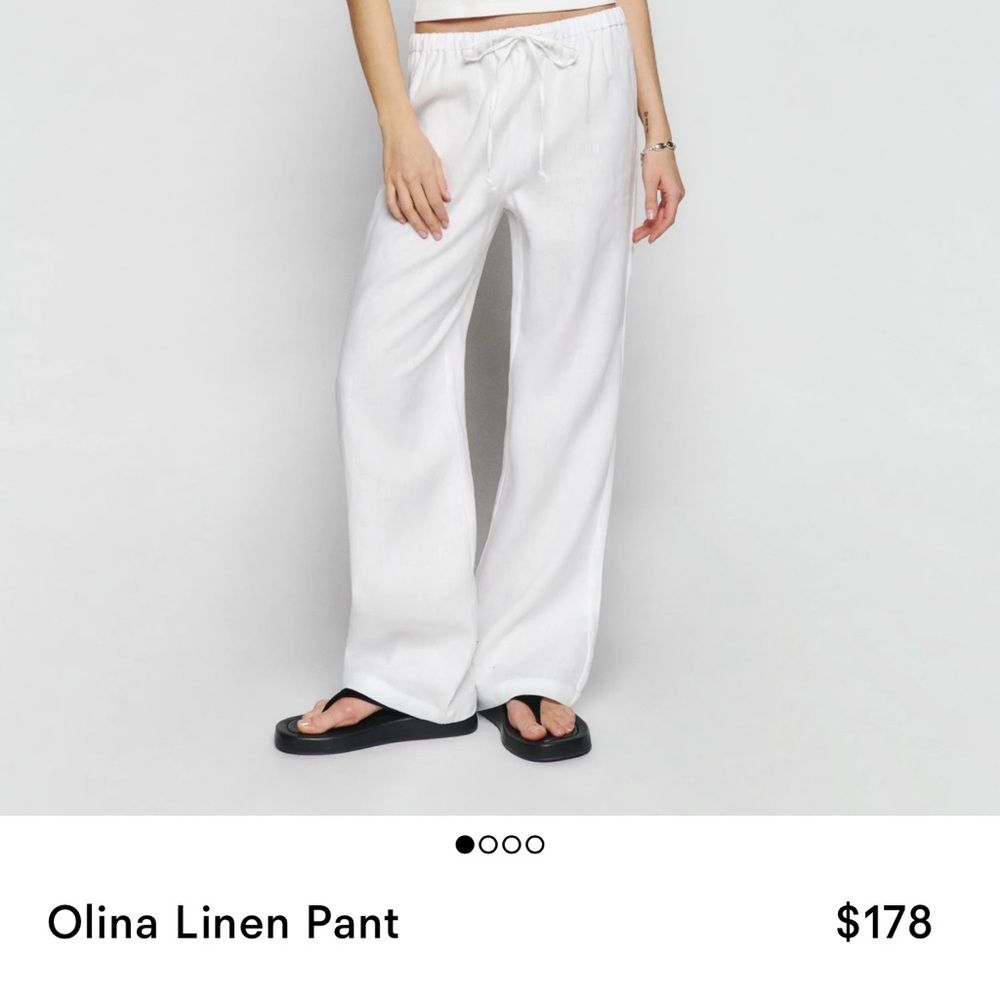 NEW WITH TAG - Reformation Olina Pants XL
